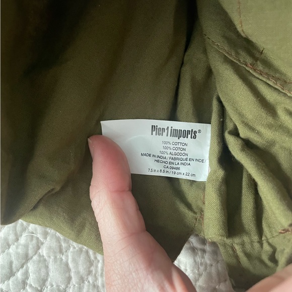 Pier 1 Imports embroidered patchwork satchel purse - Picture 7 of 7